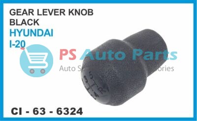 GEAR LEVER KNOB HYUNDAI  I-20 BLACK