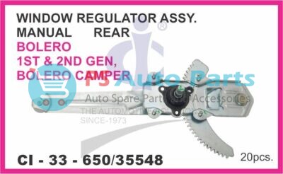 650.jpg WINDOW REGULATOR ASSY MAHINDRA BOLERO 1ST & 2ND GEN, BOLERO CAMPER CI-35548