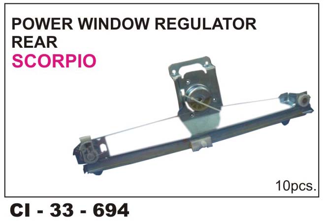 WINDOW REGULATOR ASSY POWER REAR SCORPIO