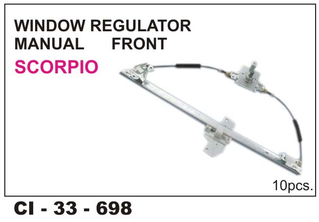 WINDOW REGULATOR ASSY SCORPIO FRONT MANUAL