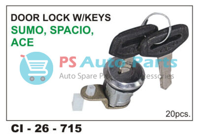 715.jpg DOOR LOCK W/KEY SUMO, ACE (TATALCV & TATAPASSENGER)