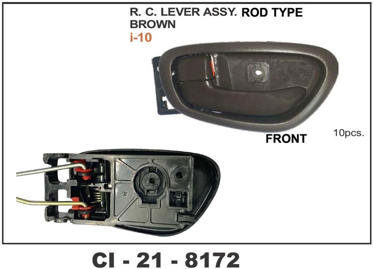 RC LOCK ASSY ROD TYPE I-10 BROWN
