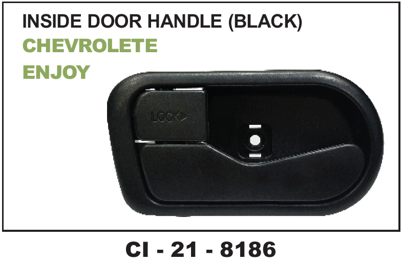 INSIDE DOOR HANDLE BLACK CHEVROLETE ENJOY