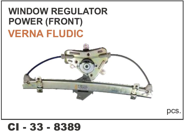 WINDOW REGULATOR ASSY VERNA FLUDIC POWER FRONT