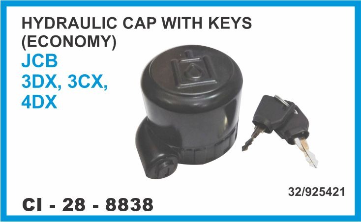 8838.jpeg HYDRAULIC CAP WITH KEYS ( ECONOMY) JCB 3DX, 3CX, 4DX