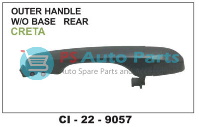 OUTER HANDLE CRETA W/O BASE REAR