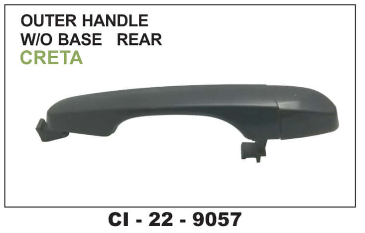OUTER HANDLE CRETA W/O BASE REAR