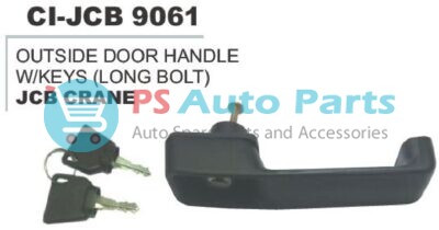 OUTER HANDLE W/KEYS (LONG BOLT) JCB CRANE