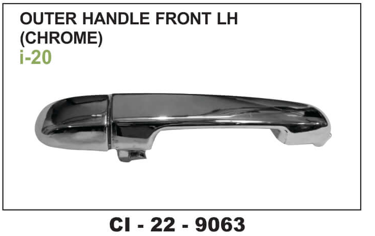 OUTER HANDLE I-20 FRONT CHROME