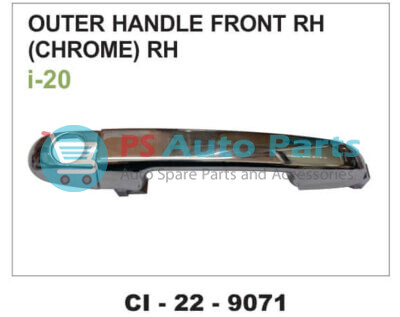 OUTER HANDLE I-20 CHROME FRONT KEYHOLE TYPE