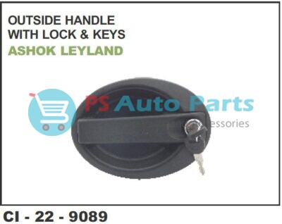 OUTER HANDLE OVAL TYPE W/KEYS BUS