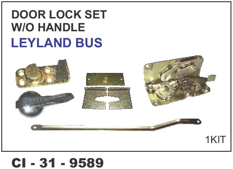 DOOR LOCK SET W/O  OUTSIDE HANDLE LEYLAND BUS