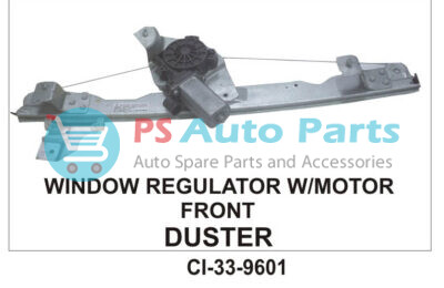 WINDOW REGULATOR ASSY DUSTER POWER W/MOTOR FRONT