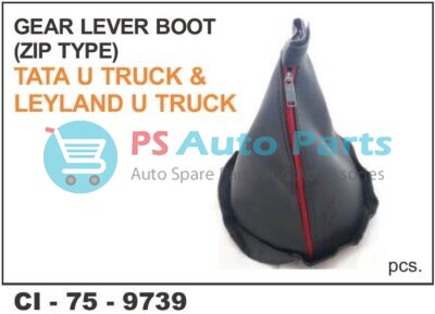 9739.jpg GEAR LEVER BOOT ZIP TYPE U TRUCK, LEYLAND