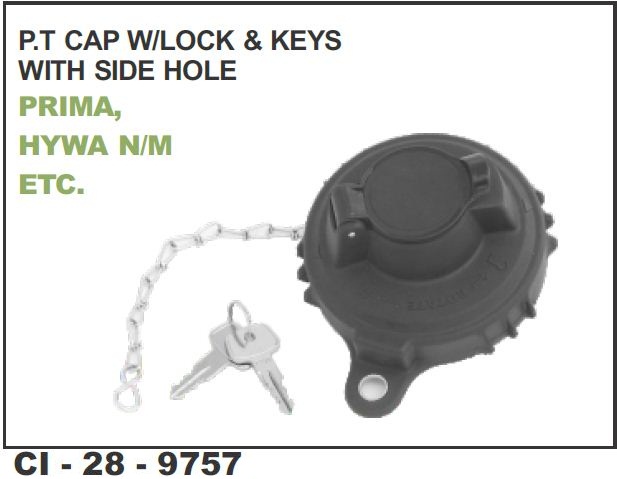 PT CAP SIDE HOLE PRIMA  HYWA W/KEY