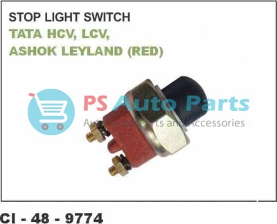 STOP LIGHT SWITCH  ASHOK LEYLAND (RED)