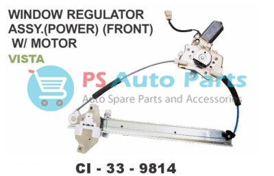 WINDOW REGULATOR ASSY POWER (FRONT) W/MOTOR VISTA