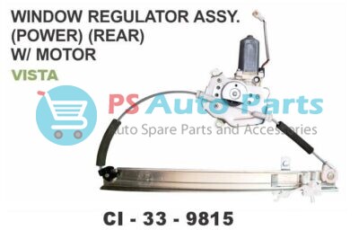 WINDOW REGULATOR ASSY POWER (REAR) W/MOTOR VISTA