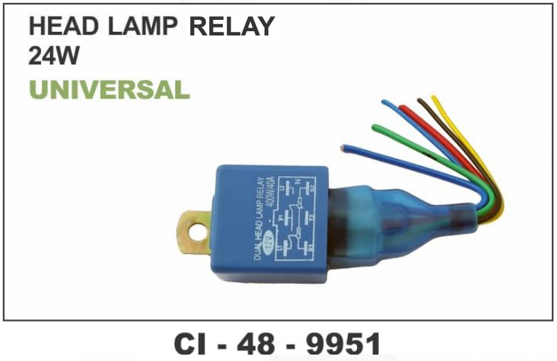 9951.png HEAD LAMP RELAY 24 VOLT UNIVERSAL TYPE