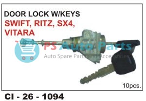 "DOOR LOCK W/KEYS SWIFT, SX4, "
