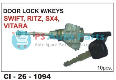 "DOOR LOCK W/KEYS SWIFT, SX4, "