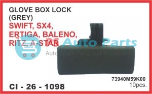 "GLOVE BOX LOCK GREY SWIFT,SX4,ERTIGA,BALENO,RITZ,A-STAR"