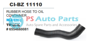 RUBBER HOSE TO OIL CONTAINER M.BENZ TRUCK
