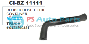 RUBBER HOSE TO OIL CONTAINER M.BENZ TRUCK