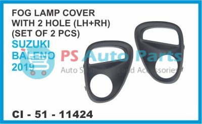 11424.jpeg FOG LAMP COVER WITH 2 HOLE ( LH+RH) SET OF 2 PCS SUZUKI BALENO