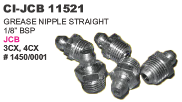 GREASE NIPPLE STRAIGHT 1/8