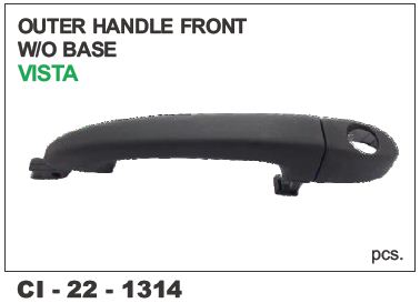 OUTER HANDLE W/O BASE VISTA FRONT (TATAPASSENGER)