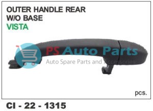 OUTER HANDLE W/O BASE VISTA REAR (TATAPASSENGER)
