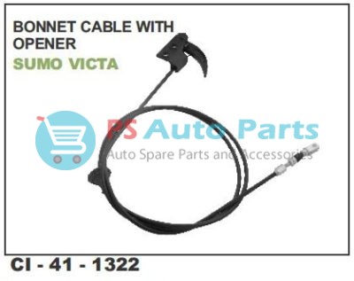 BONNET CABLE WITH OPENER VICTA