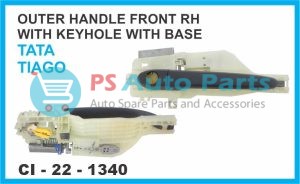 OUTER HANDLE FRONT RH WITH KEY HOLE WITH BASE TATA TIAGO