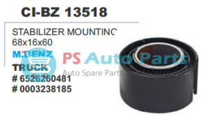 STABILIZER MOUNTING 68X16X60 M.BENZ TRUCK