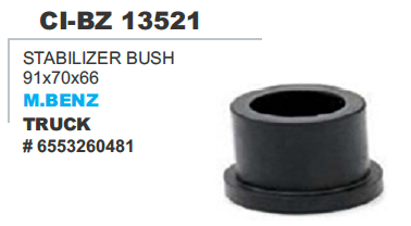 STABILIZER BUSH 91X70X60 M.BENZ TRUCK