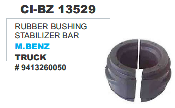 RUBBER BUSHING STABILIZER BAR M.BENZ TRUCK