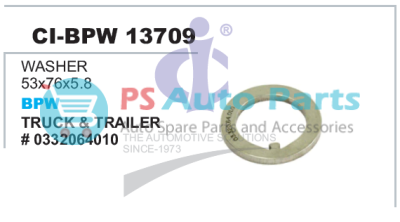 WASHER 53x76x5.8 BPW TRUCK & TRAILER