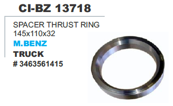 SPACER THRUST RING 145X110X32 M.BENZ TRUCK