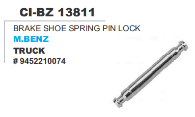 BRAKE SHOE SPRING PIN LOCK M.BENZ TRUCK