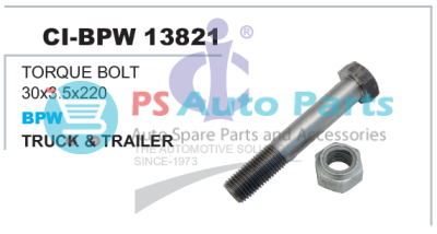 TORQUE BOLT 30x3.5x220 BPW TRUCK & TRAILER