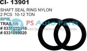 SHAFT SEAL RING NYLON 2 PCS 10-12 TON BPW TRAILER
