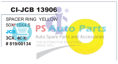 "SPACER RING YELLOW J C B 3CX,4CX "