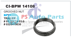GROOVED NUT BPW TRAILER