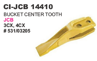 "BUCKET CENTER TOOTH J C B 3CX,4CX"