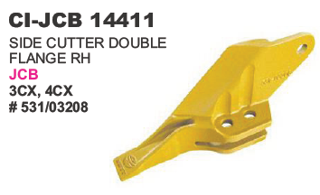 "SIDE CUTTER DOUBLE FLANGE RH J C B 3 CX,4CX"