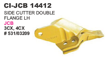 "SIDE CUTTER DOUBLE FLANGE LH J C B 3 CX,4CX"