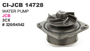 "WATER PUMP J C B 3CX,"