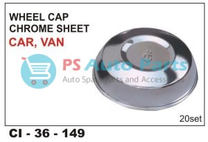 WHEEL CAP CAR CHROME (4PCS) DISCON