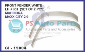 FRONT FENDER WHITE MAHINDRA MAXX CITY 2.0